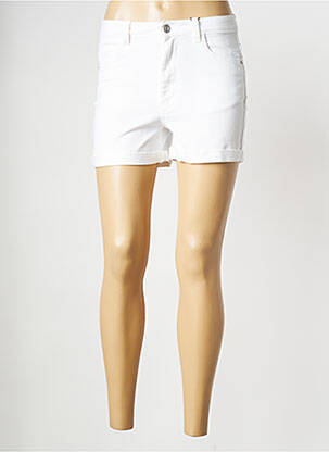 Short blanc PIECES pour femme