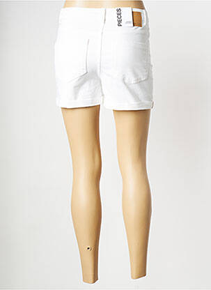 Short blanc PIECES femme