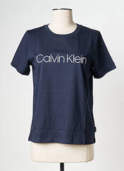T-shirt bleu CALVIN KLEIN pour femme seconde vue