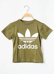T-shirt vert ADIDAS pour enfant seconde vue