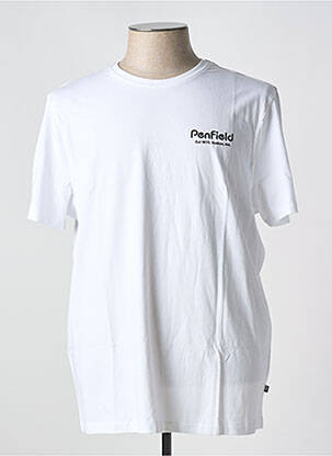 T-shirt col rond blanc PENFIELD homme