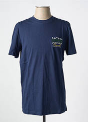 T-shirt bleu JACK & JONES pour homme seconde vue