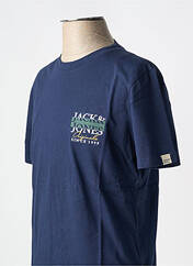 T-shirt bleu JACK & JONES pour homme seconde vue