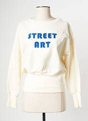 Sweat-shirt beige VILA pour femme seconde vue