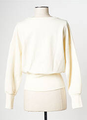 Sweat-shirt beige VILA pour femme seconde vue