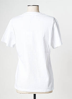 T-shirt col rond blanc MAISON LABICHE femme