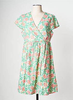 Robe courte col v blanc VERO MODA femme