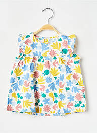 Top col rond blanc PETIT BATEAU fille