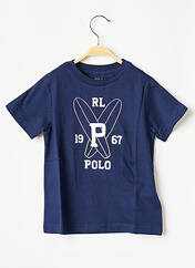 T-shirt bleu RALPH LAUREN pour garçon seconde vue