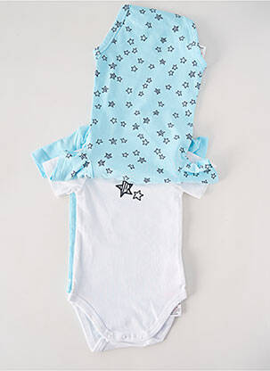 Body lingerie col rond bleu DIM enfant