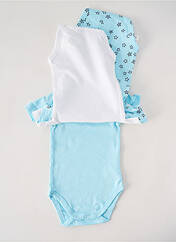 Body lingerie bleu DIM pour enfant seconde vue