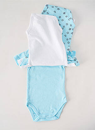 Body lingerie col rond bleu DIM enfant