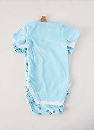 Body lingerie col rond bleu DIM enfant