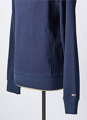 Sweat-shirt à capuche col rond bleu TOMMY HILFIGER homme