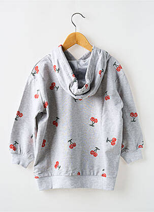 Sweat-shirt à capuche gris LEVI'S fille