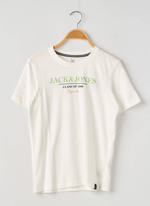T-shirt blanc JACK & JONES pour garçon