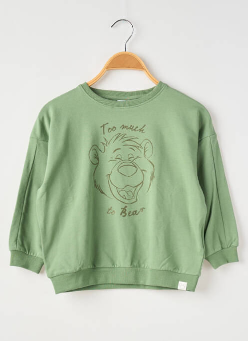 Sweat-shirt vert NAME IT pour garçon
