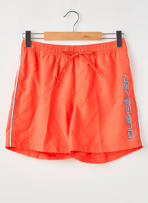 Short de bain orange QUIKSILVER pour homme