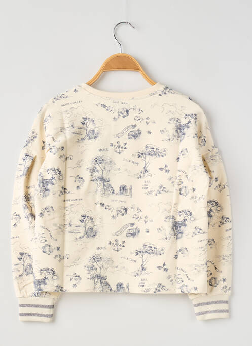 Sweat-shirt blanc IKKS JUNIOR fille