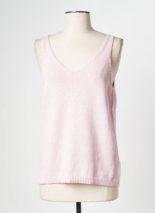 Débardeur rose B.YOUNG pour femme