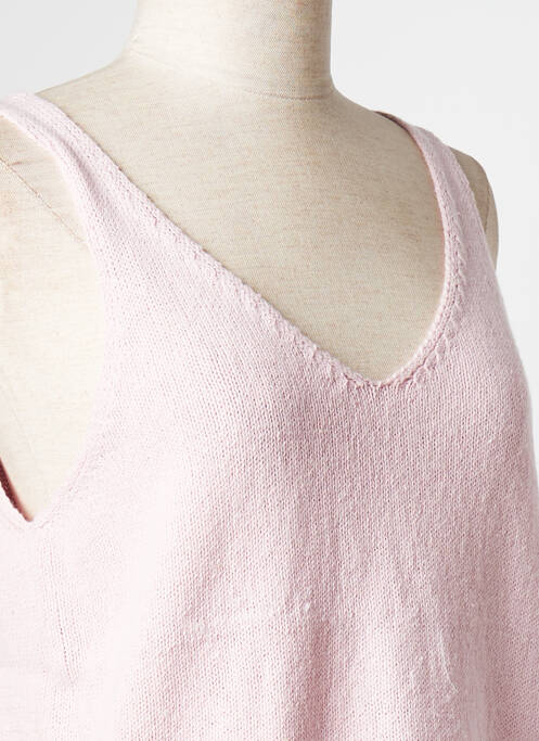 Débardeur rose B.YOUNG pour femme