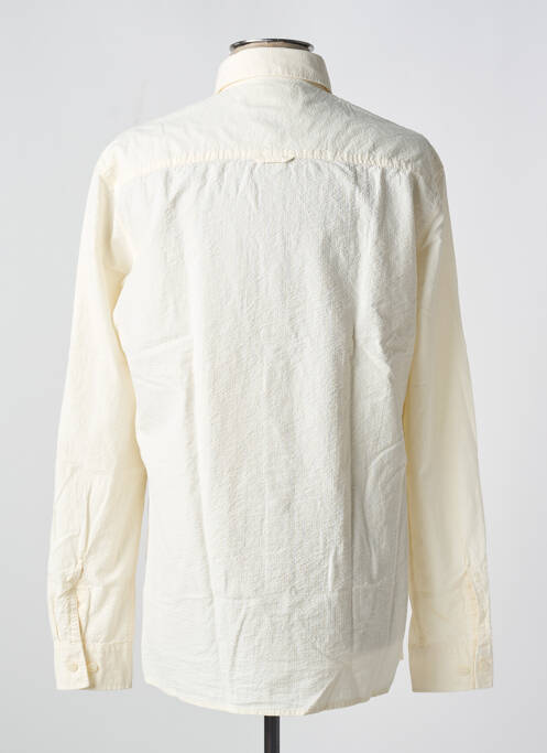 Chemise manches longues beige SELECTED pour homme