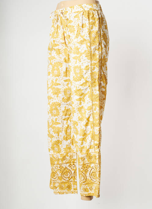 Pantalon droit jaune STELLA FOREST femme