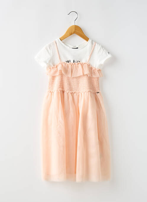 Robe courte rose IKKS JUNIOR pour fille