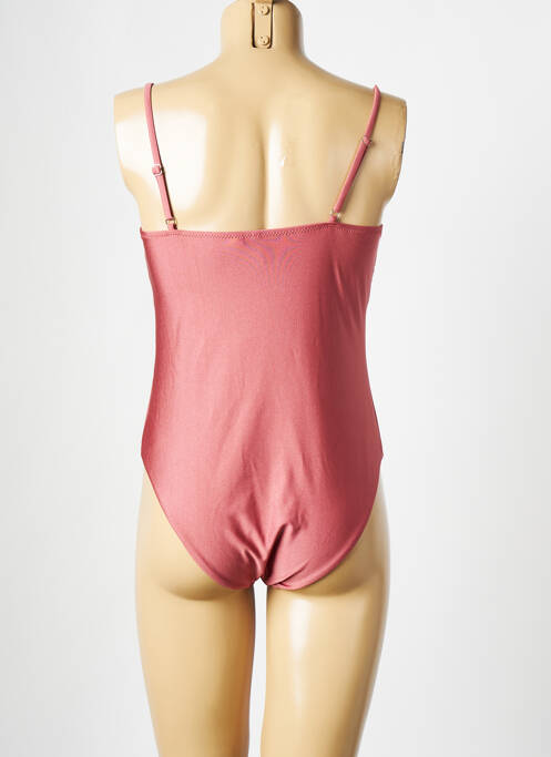 Maillot de bain 1 pièce rouge PIECES femme