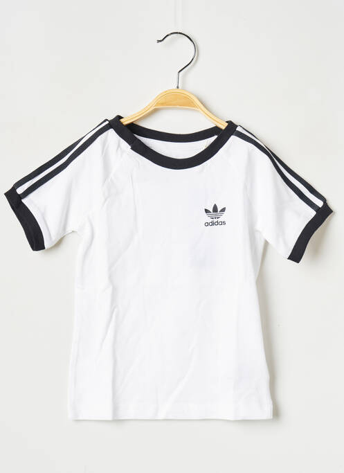 T-shirt blanc ADIDAS pour enfant