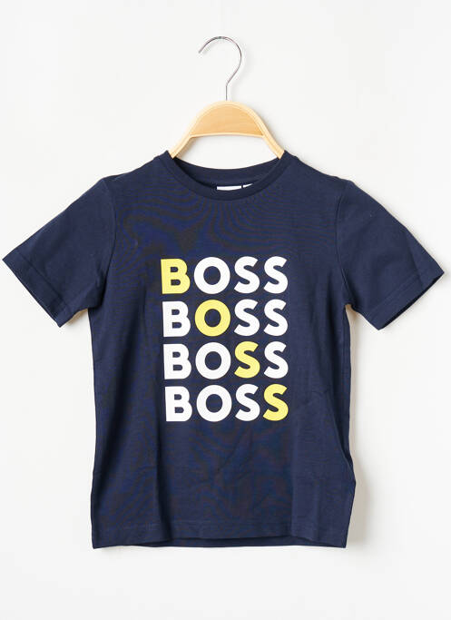 T-shirt bleu HUGO BOSS pour garçon