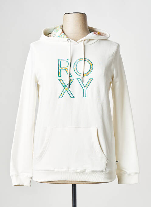 Sweat-shirt à capuche blanc ROXY pour femme