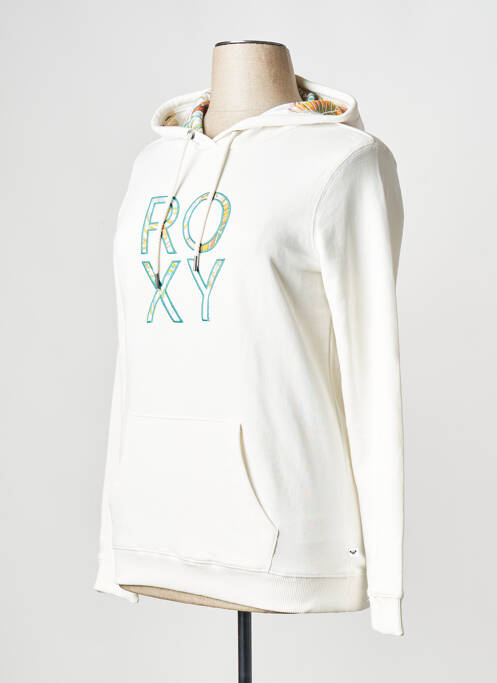 Sweat-shirt à capuche blanc ROXY pour femme