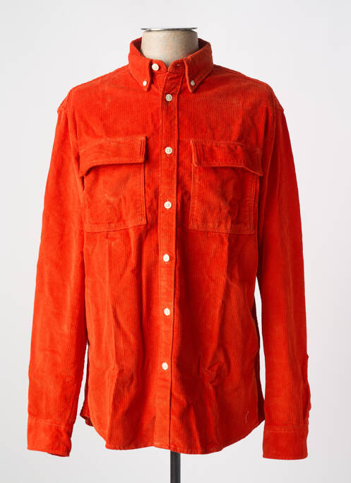 Chemise manches longues orange SELECTED pour homme