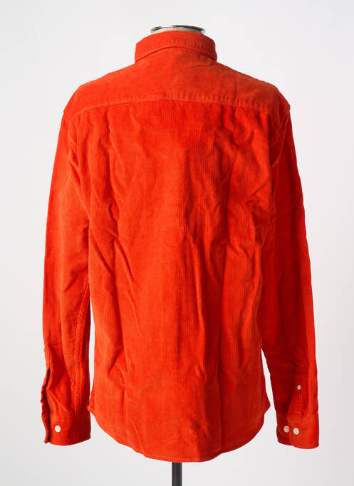 Chemise manches longues orange SELECTED homme