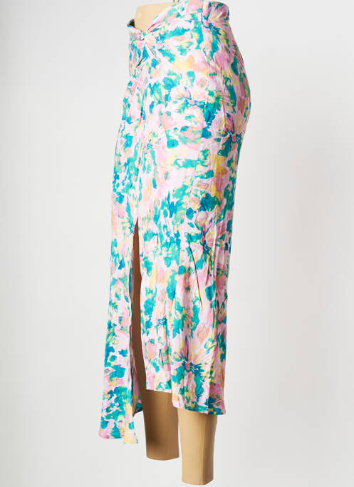 Jupe mi-longue rose SUNCOO pour femme