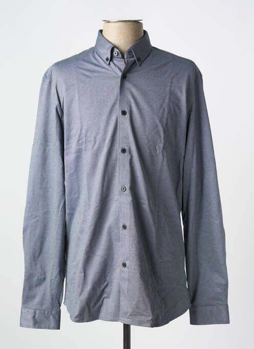 Chemise manches longues bleu SELECTED pour homme
