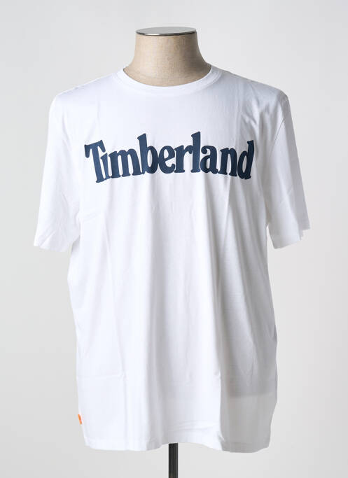 T-shirt blanc TIMBERLAND pour homme