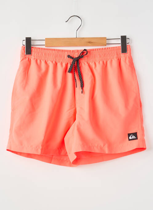 Short de bain orange QUIKSILVER pour homme