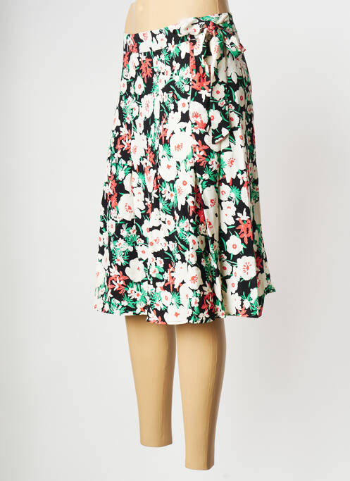 Jupe mi-longue noir CAROLL pour femme