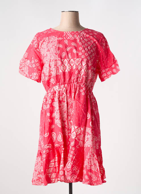 Robe courte rose GRACE & MILA pour femme