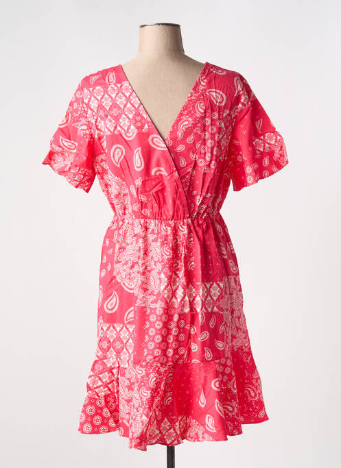 Robe courte rose GRACE & MILA pour femme