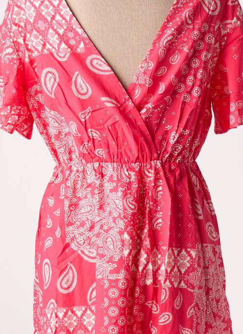 Robe courte rose GRACE & MILA pour femme
