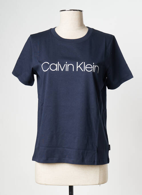T-shirt bleu CALVIN KLEIN pour femme