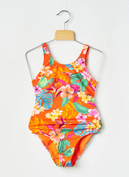Maillot de bain 1 pièce orange BANANA MOON pour fille