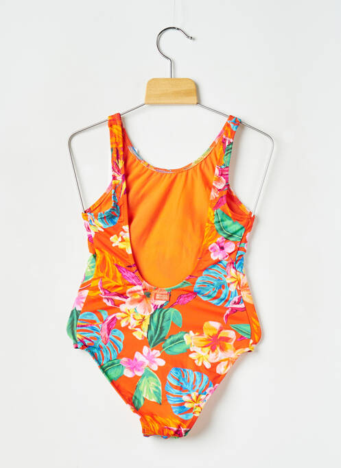 Maillot de bain 1 pièce orange BANANA MOON pour fille