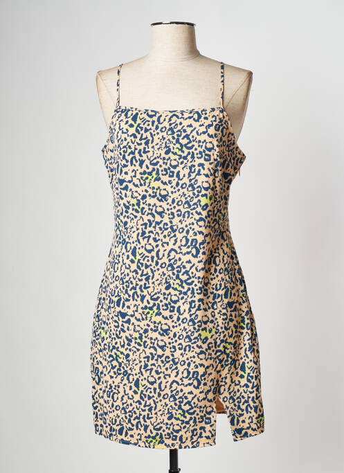 Robe courte marron NOISY MAY pour femme