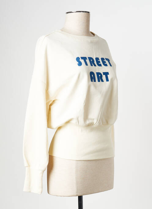 Sweat-shirt beige VILA pour femme