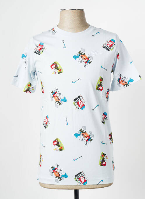 T-shirt bleu NIKE pour garçon