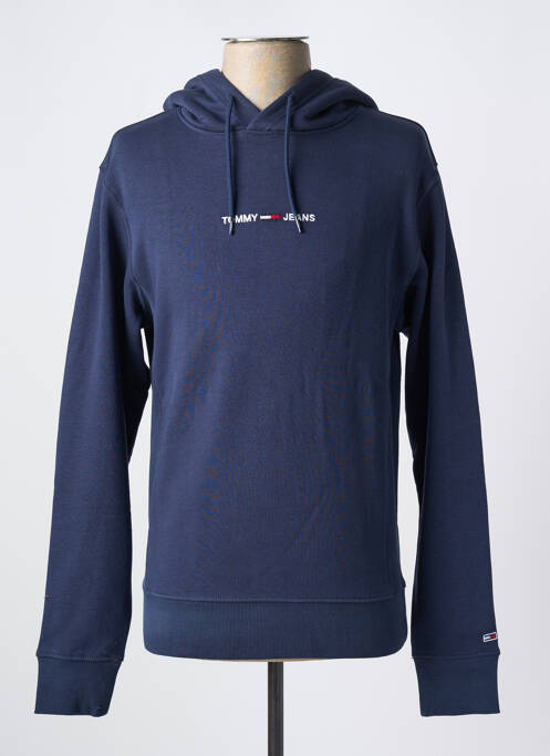 Sweat-shirt à capuche bleu TOMMY HILFIGER homme